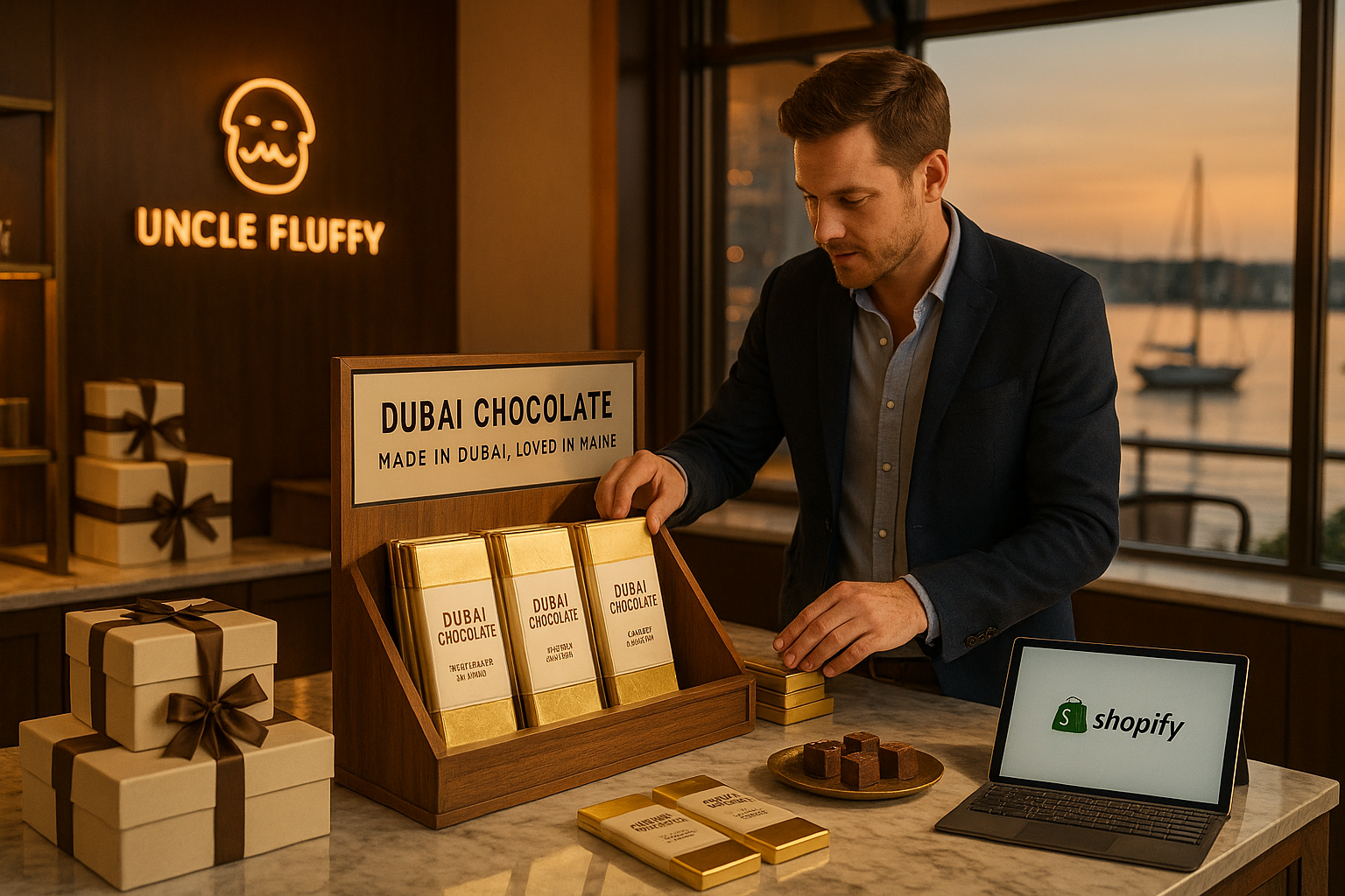 Best Chocolate Franchise Opportunities in Maine — Including How to Launch Dubai Chocolate by Uncle Fluffy.
