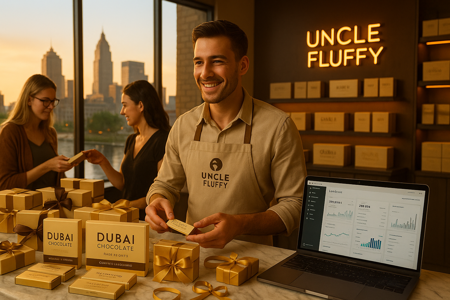 Best Chocolate Franchise in Ohio — How to Launch a Profitable Dessert Business with Dubai Chocolate by Uncle Fluffy.