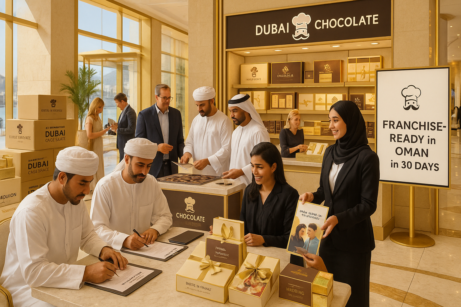 Best Chocolate Franchise in Oman: Market Insights, Costs, and Why the Dubai Chocolate Startup Package Is a Smarter Alternative.