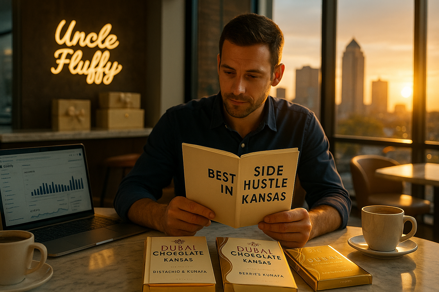 Top Side Hustles to Start in Kansas — How to Earn Extra Income and Build a Profitable Dessert Brand with the Dubai Chocolate Startup Package by Uncle Fluffy.