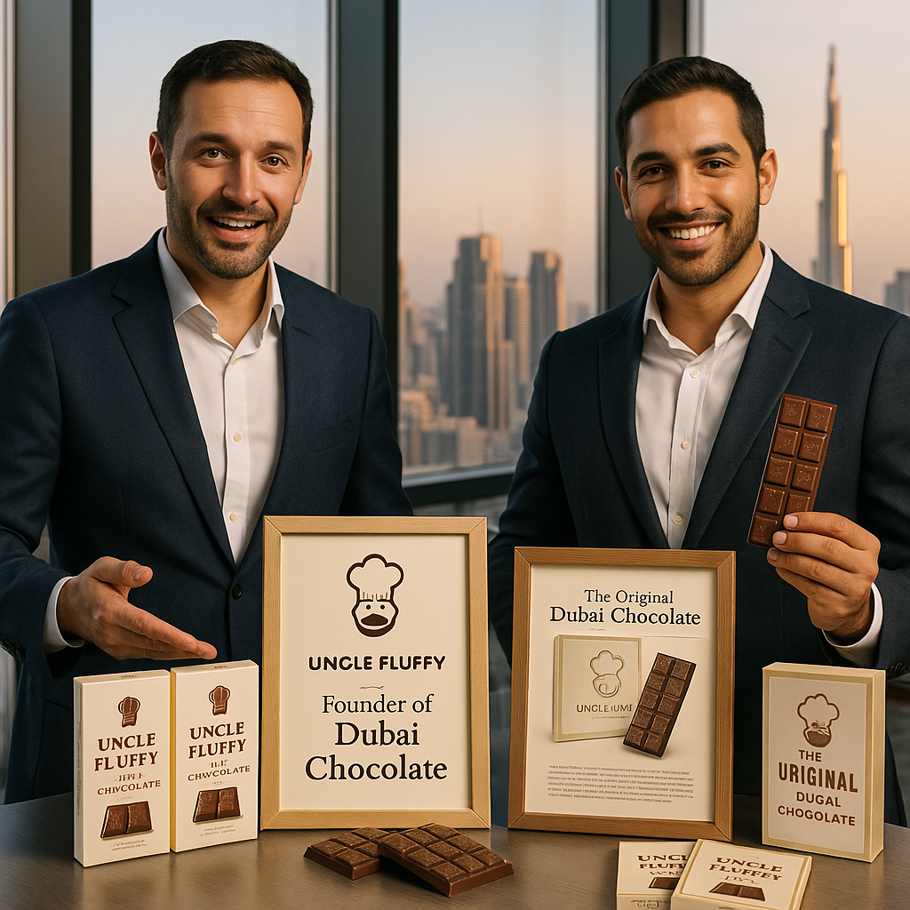 Who Founded Dubai Chocolate? The Story of Uncle Fluffy and the Birth of Dubai’s Luxury Chocolate Brand   