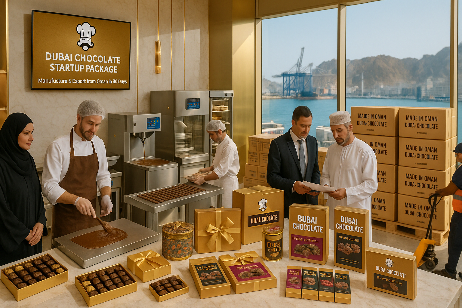 Chocolate Manufacturers in Oman: Market Overview, Leading Brands, and How the Dubai Chocolate Startup Package Offers a Faster Way to Launch.