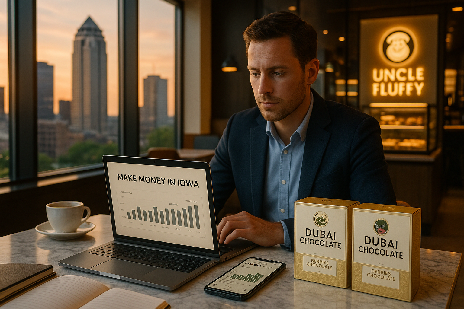 Full Guideline on How to Make Money in Iowa: Proven Methods, Local Opportunities, and How the Dubai Chocolate Startup Package by Uncle Fluffy Offers a Profitable Shortcut.