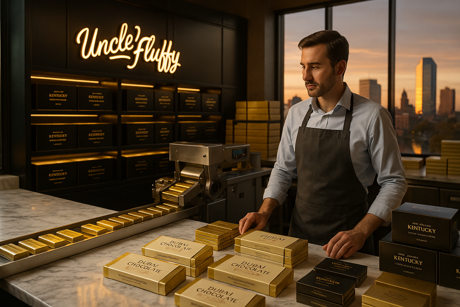 Step-by-Step Guide to Manufacturing Chocolate in Kentucky — From Equipment and Licensing to Branding with the Dubai Chocolate Startup Package by Uncle Fluffy.