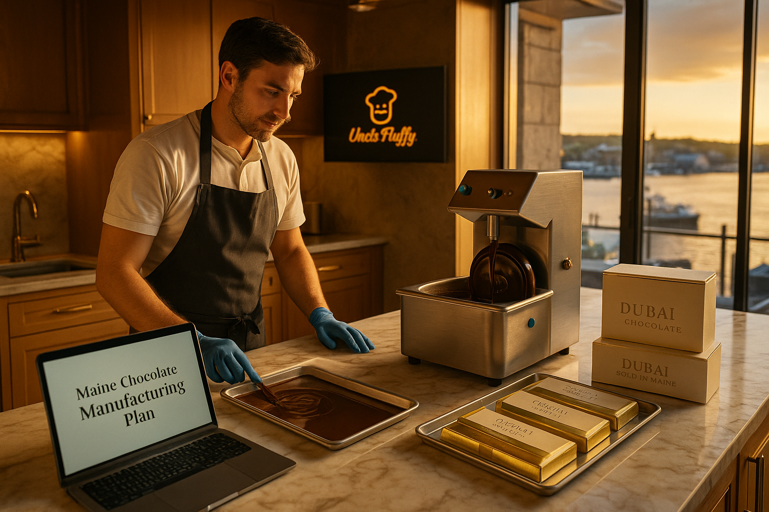 Step-by-Step Guide on How to Manufacture Chocolate in Maine — and How to Launch a Premium Brand with Dubai Chocolate by Uncle Fluffy.