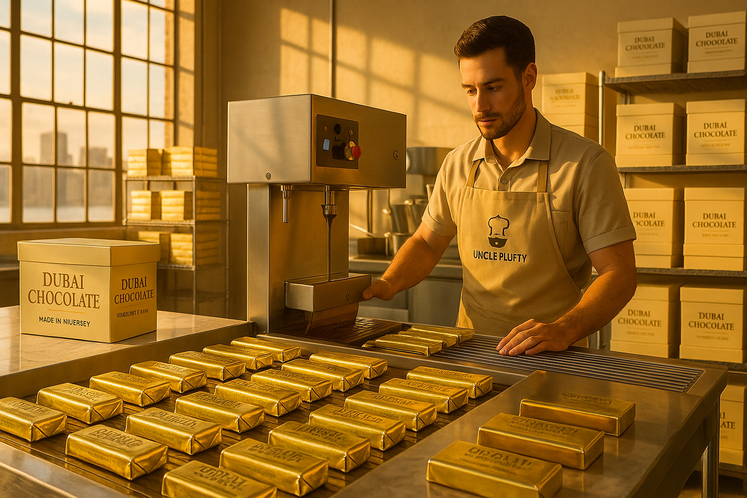How to Manufacture Chocolate in New Jersey (2025): Step-by-Step Production Guide and How the Dubai Chocolate Startup Package by Uncle Fluffy Can Help You Build a Profitable Luxury Dessert Brand.