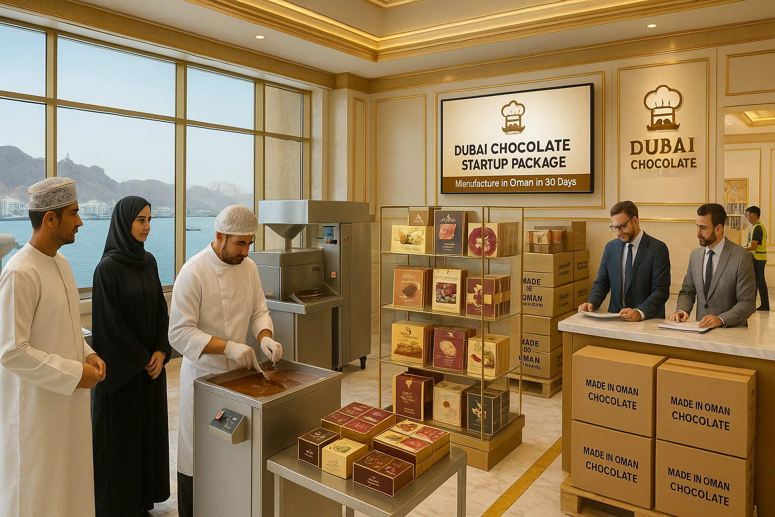 How to Manufacture Chocolate in Oman: Step-by-Step Process, Market Insights, and How the Dubai Chocolate Startup Package Simplifies the Journey.