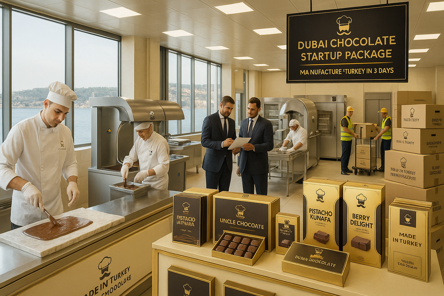 How to Manufacture Chocolate in Turkey: Step-by-Step Guide, Regulations, and How the Dubai Chocolate Startup Package Simplifies the Process.