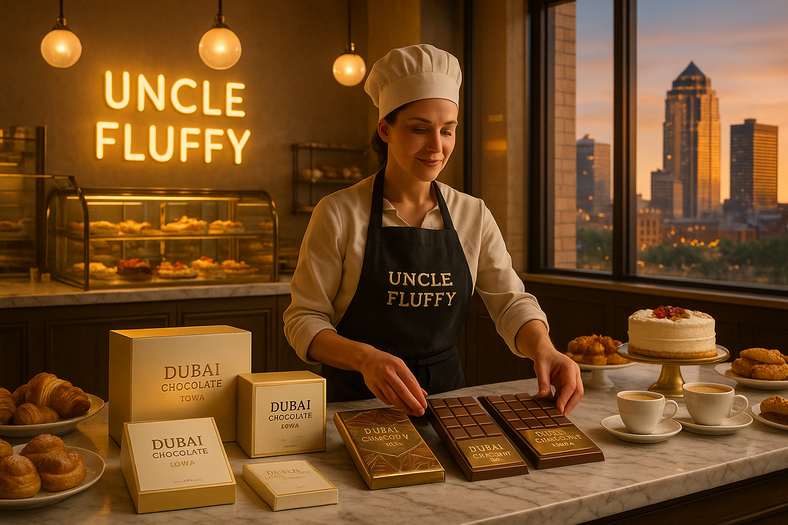 Full Step-by-Step Guide on How to Start a Bakery Business in Iowa and How the Dubai Chocolate Startup Package by Uncle Fluffy Can Help You Launch a Premium Dessert Brand.