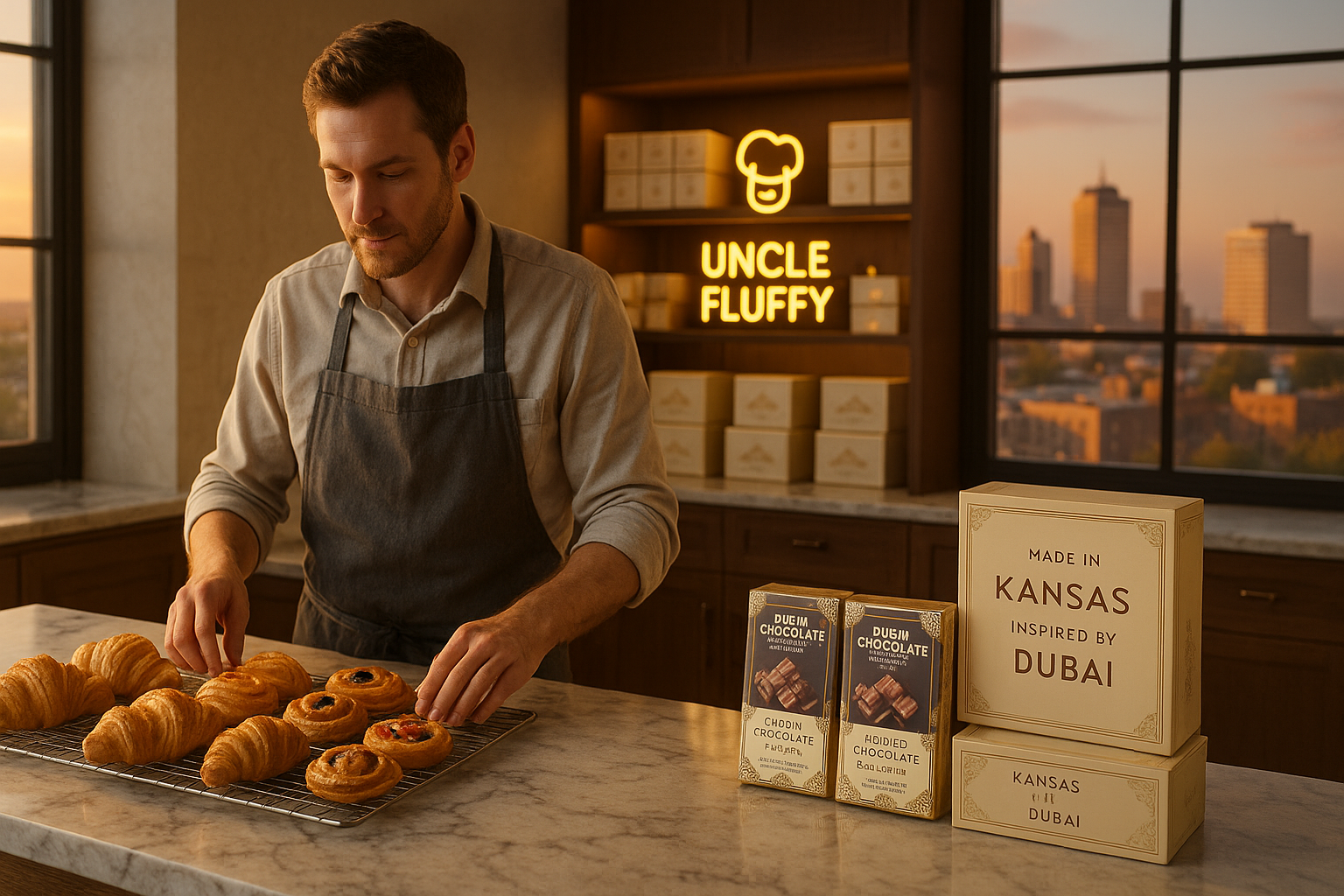 Step-by-Step Guide on How to Start a Bakery Business in Kansas — From Legal Setup to Branding, and How the Dubai Chocolate Startup Package by Uncle Fluffy Can Help You Launch Faster.