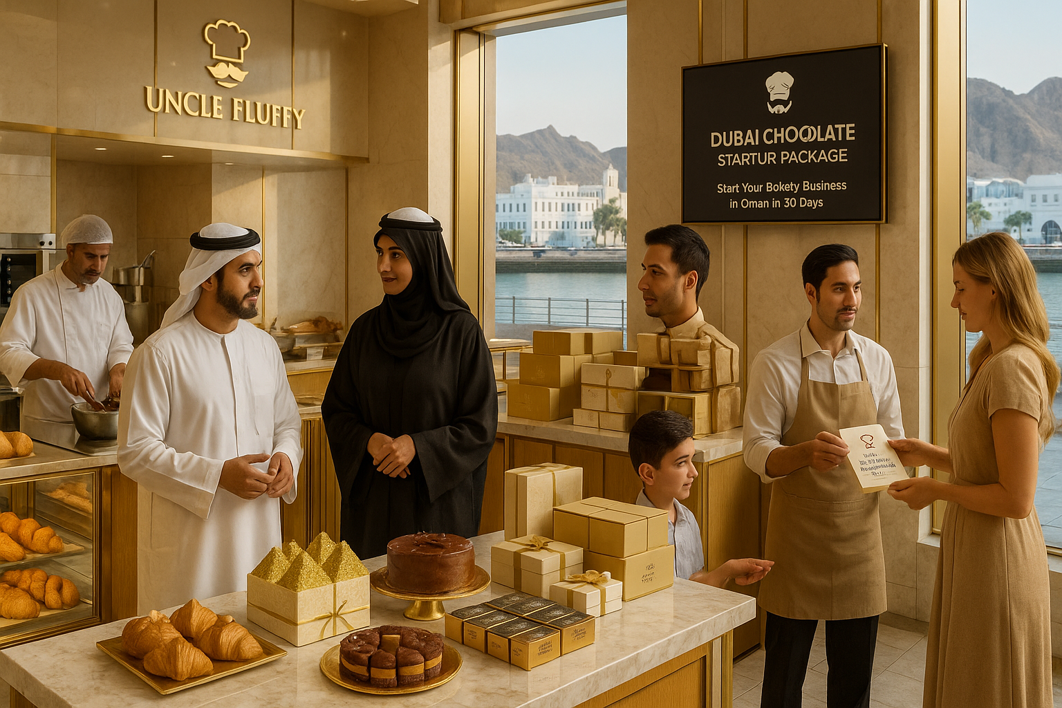 How to Start a Bakery Business in Oman: Step-by-Step Guide, Costs, Market Insights, and Why the Dubai Chocolate Startup Package Is a Smarter Alternative.