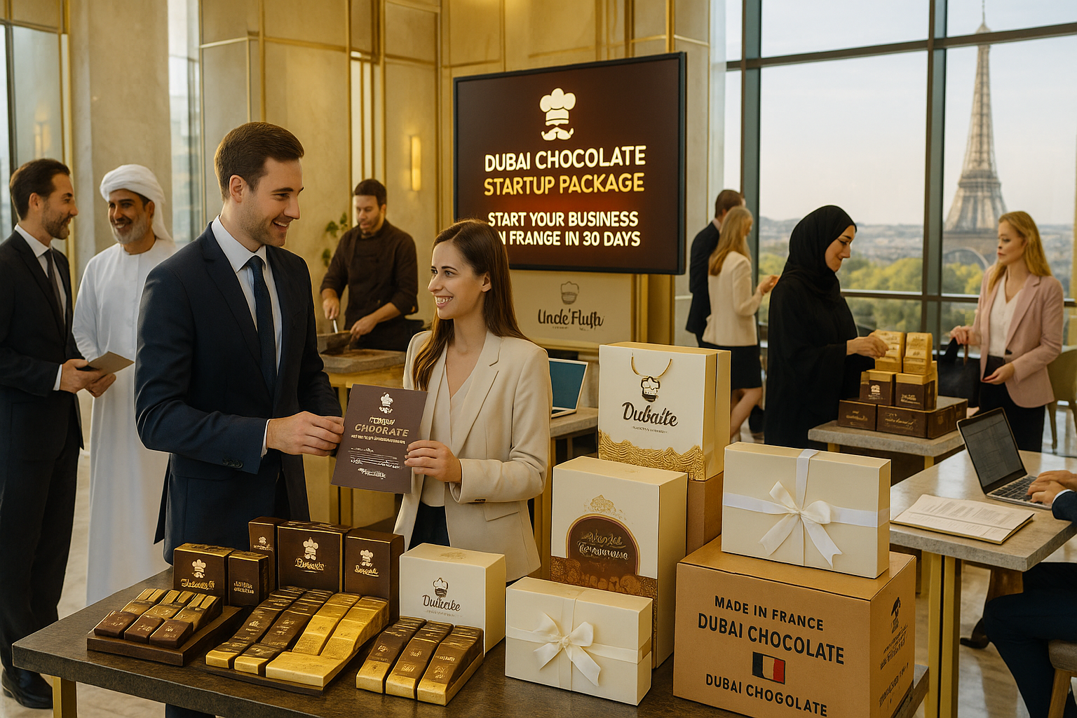 Full Guideline on How to Start a Business in France: Step-by-Step Process, Costs, and Why the Dubai Chocolate Startup Package Offers a Turnkey Solution