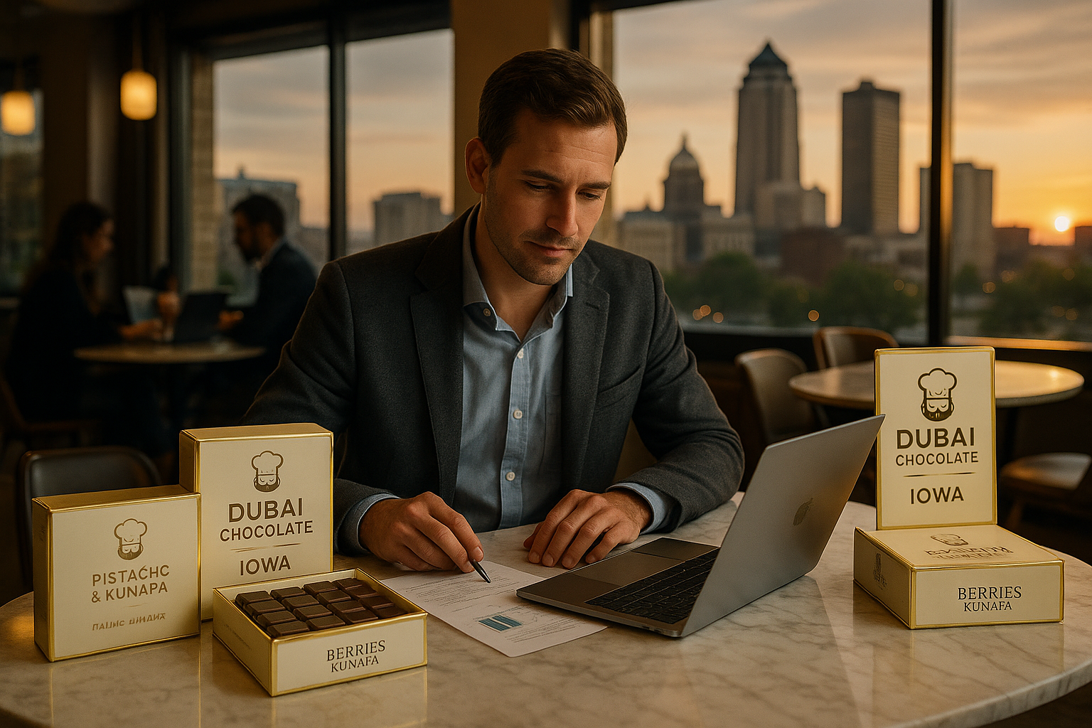 Full Guideline on How to Start a Business in Iowa: Step-by-Step Process, Legal Setup, Market Insights, and How the Dubai Chocolate Startup Package by Uncle Fluffy Simplifies Launching Your Own Brand.