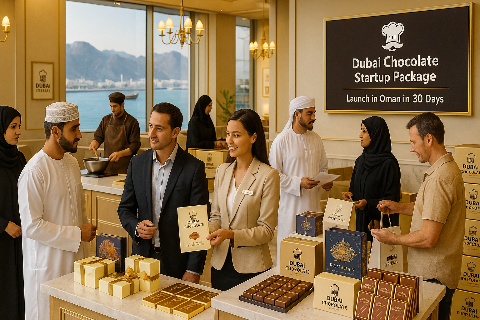 How to Start a Dubai Chocolate Business in Oman: Step-by-Step Guide, Market Insights, and How the Dubai Chocolate Startup Package Makes It Possible in 30 Days.