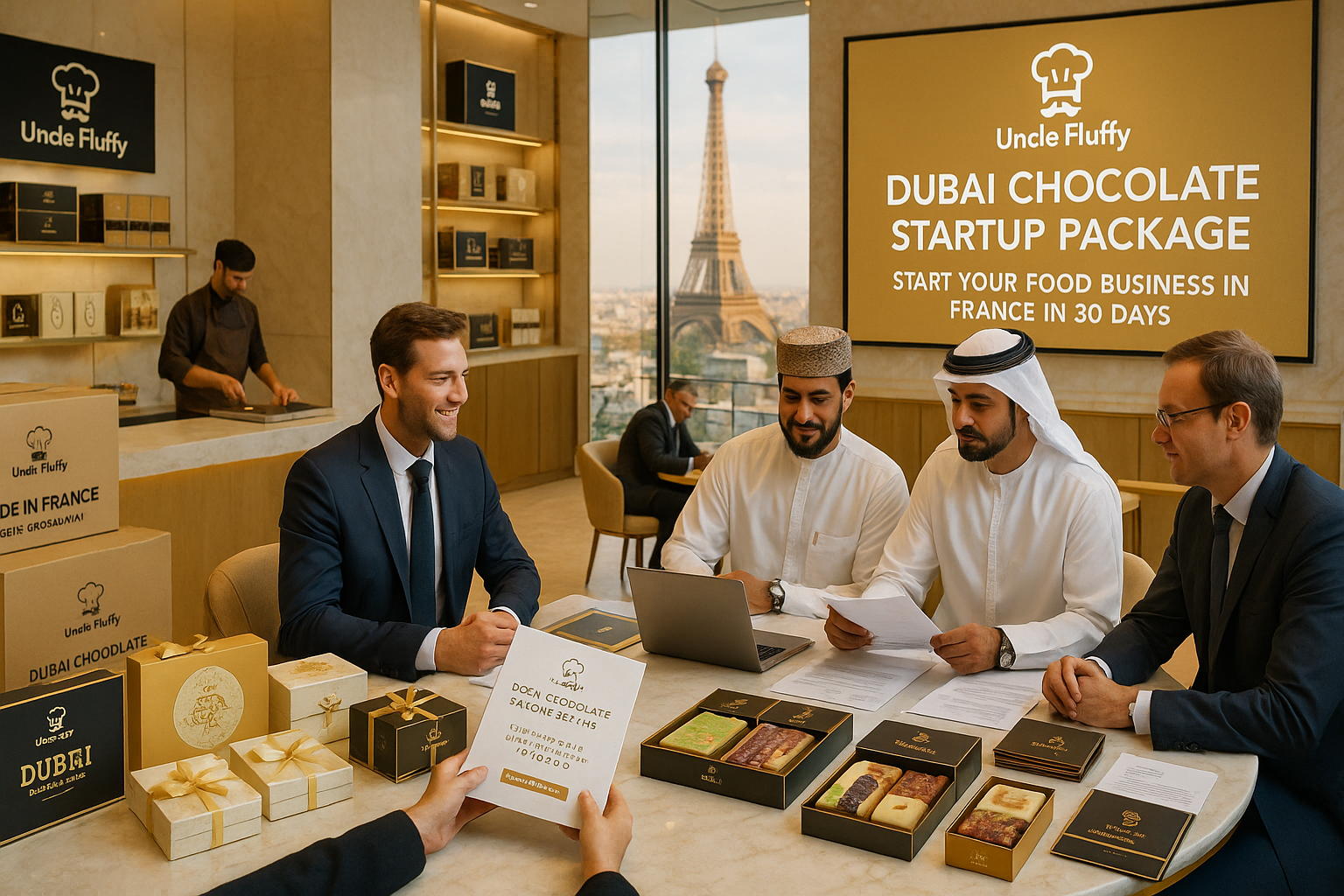 How to Start a Food Business in France: Step-by-Step Guide, Costs, Regulations, and How the Dubai Chocolate Startup Package Provides a 30-Day Shortcut.