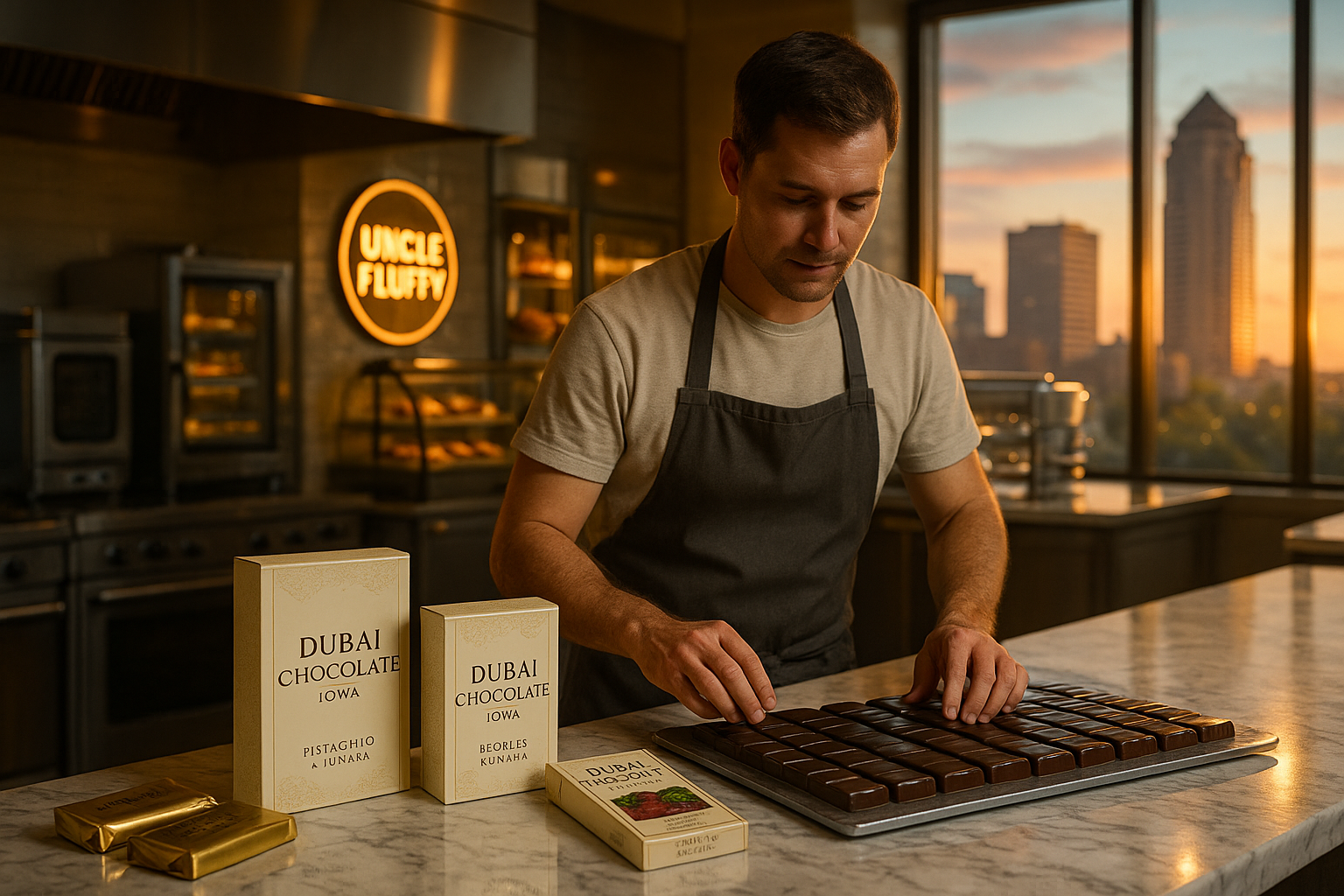 Complete Guide on How to Start a Food Business in Iowa: Licenses, Equipment, Profits, and How the Dubai Chocolate Startup Package by Uncle Fluffy Can Help You Launch a Premium Brand.