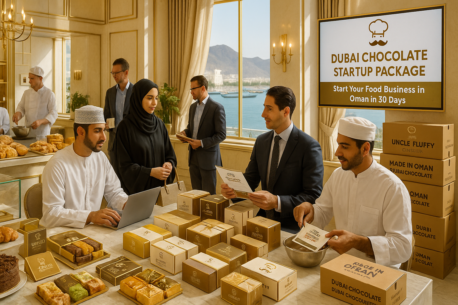 How to Start a Food Business in Oman: Regulations, Costs, and How the Dubai Chocolate Startup Package Provides a Faster, Low-Cost Entry