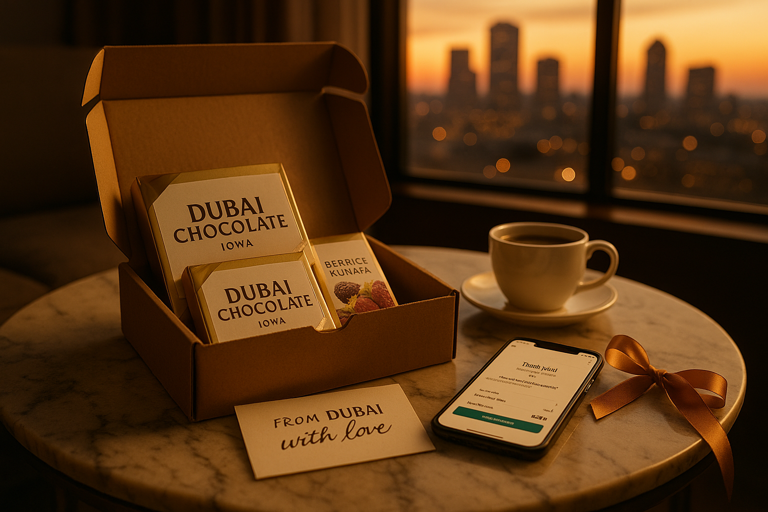 How to Order Authentic Dubai Chocolate in Iowa — Discover Luxury Desserts by Uncle Fluffy’s Dubai Chocolate Brand.