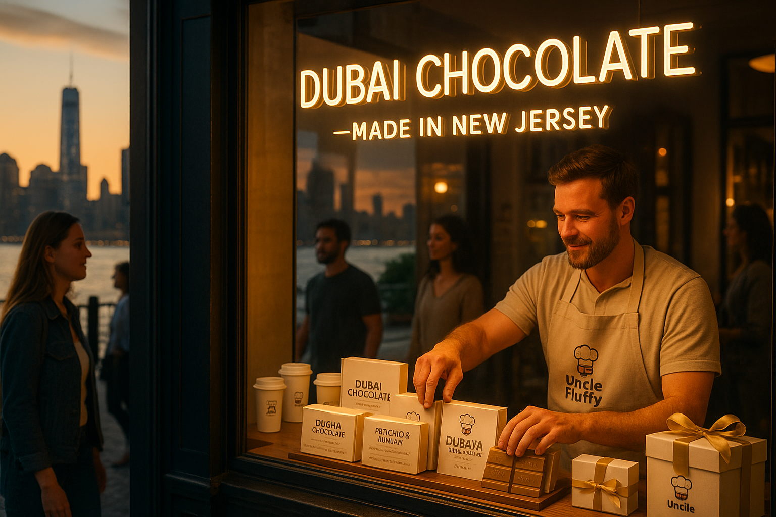 How to Order Dubai Chocolate in New Jersey — Discover the Luxury Taste of Dubai by Uncle Fluffy, Available for Nationwide Shipping.