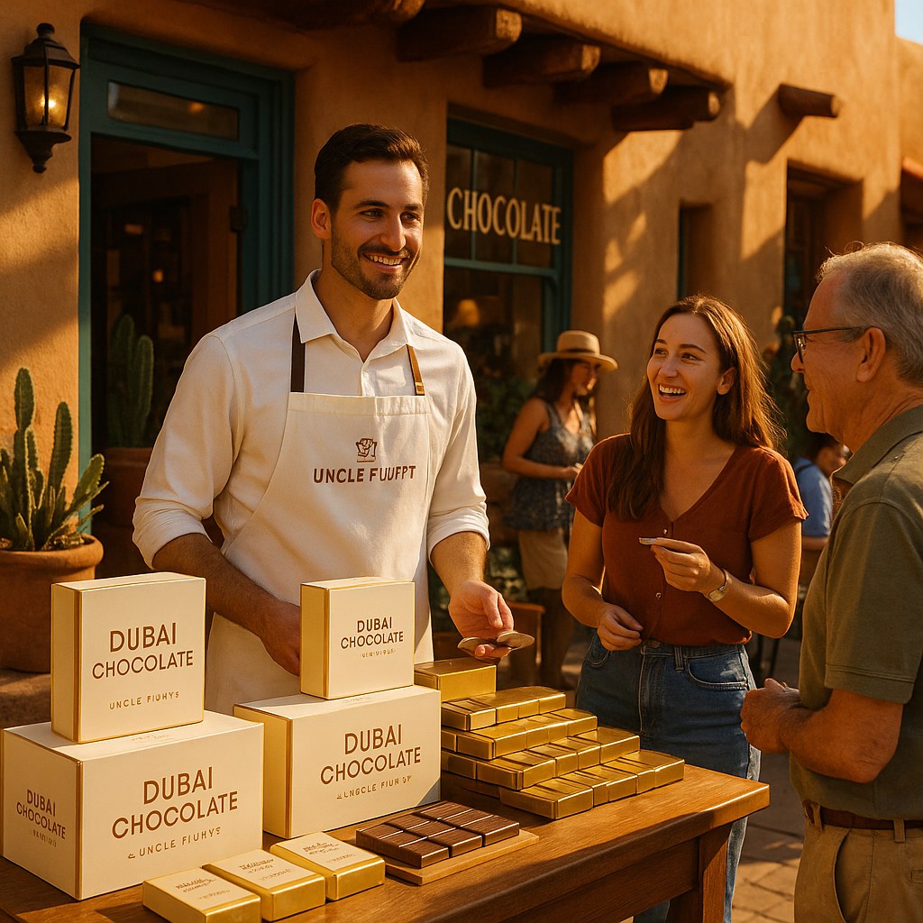 Where to Order Dubai Chocolate in New Mexico — Experience the Luxury Taste of Dubai by Uncle Fluffy.
