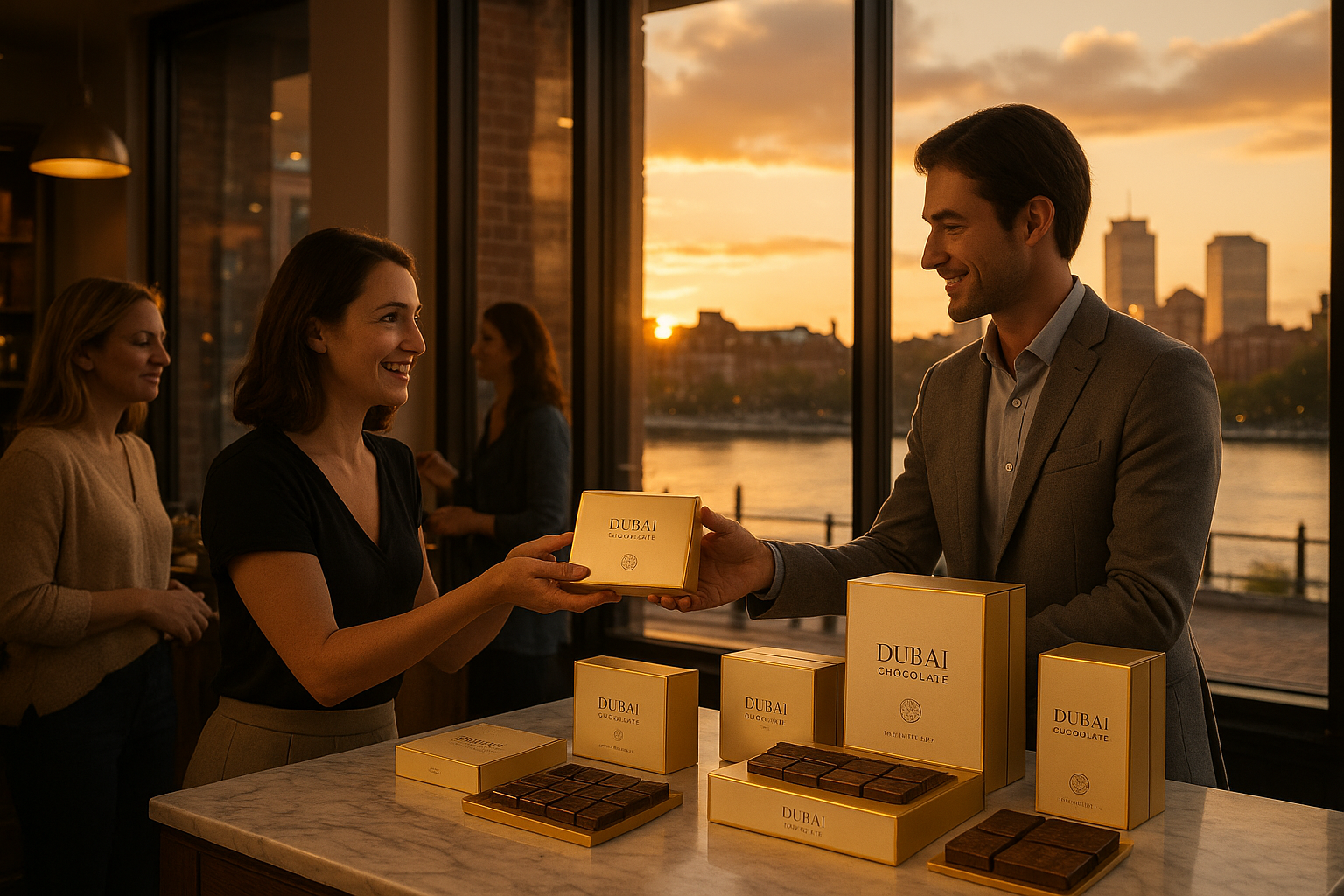 Where to Order Dubai Chocolate in New York — Experience Luxury Desserts from Dubai and Discover How to Launch Your Own Brand with the Dubai Chocolate Startup Package by Uncle Fluffy.