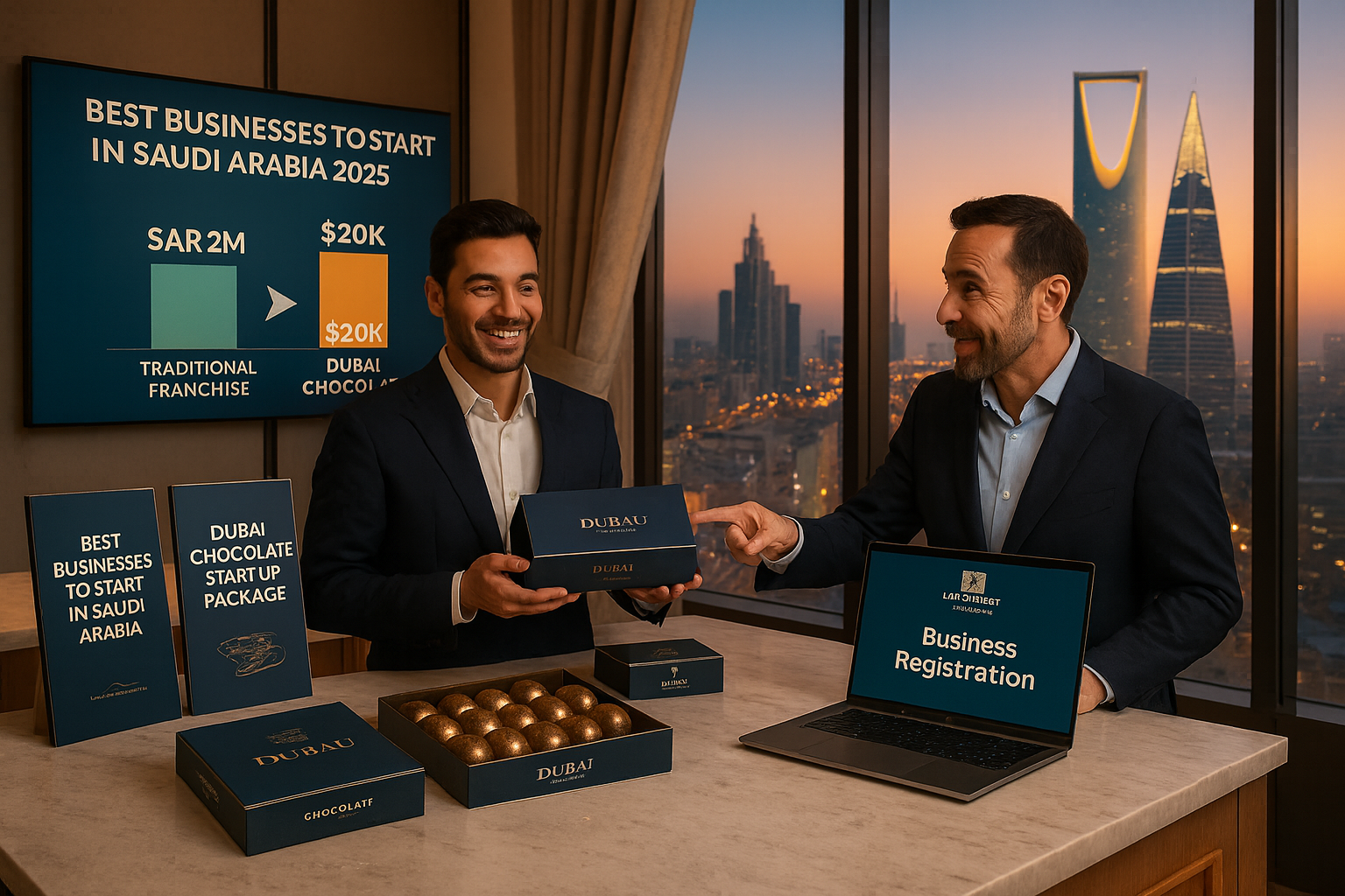 Best Businesses to Start in Saudi Arabia 2025: Top Opportunities & a $20K Shortcut to Luxury Desserts