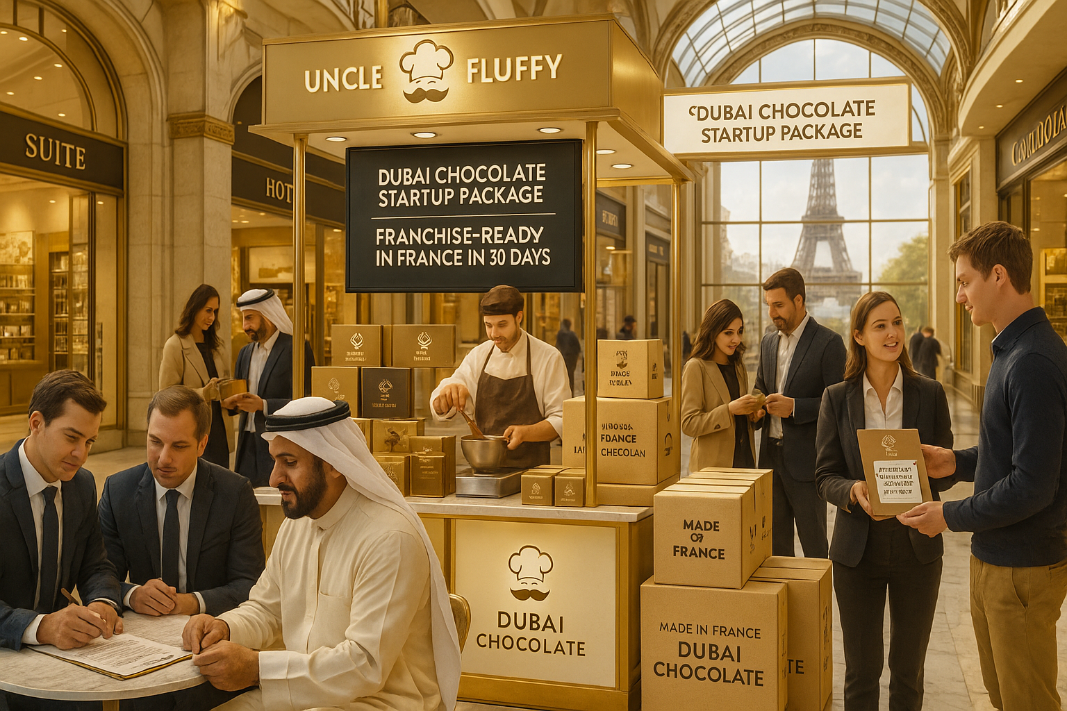 Best Chocolate Franchise in France: Top Brands, Investment Costs, and Why the Dubai Chocolate Startup Package Is a Smarter Alternative