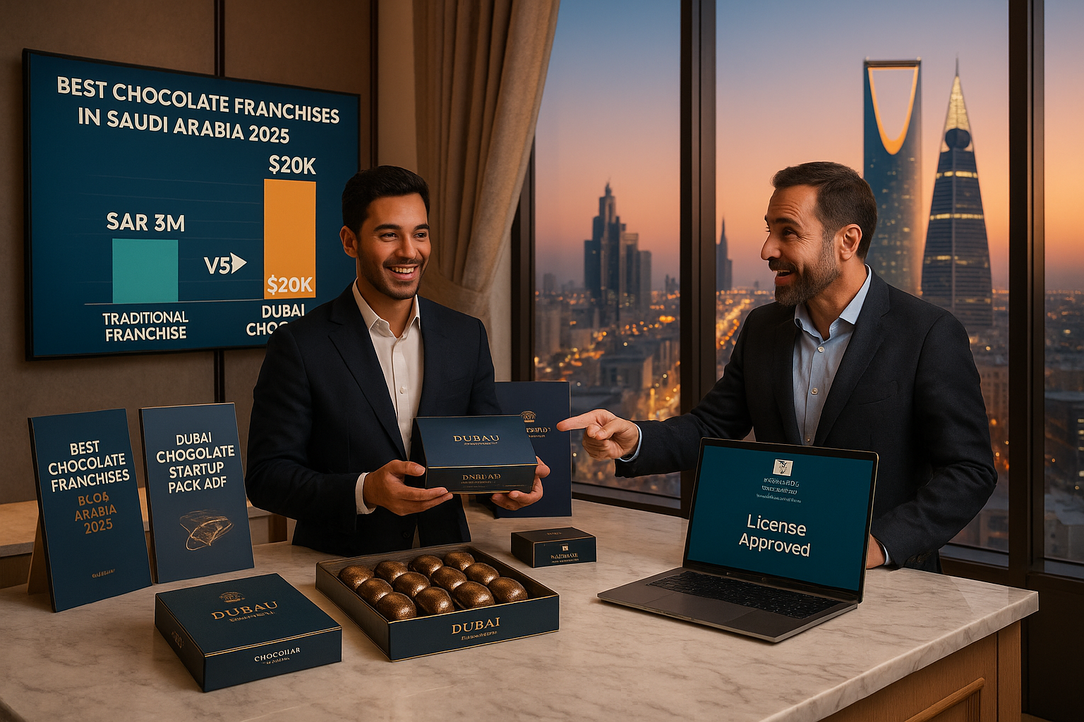 Best Chocolate Franchise in Saudi Arabia 2025: Top Brands, Costs &amp; a $20K Shortcut to Luxury Desserts