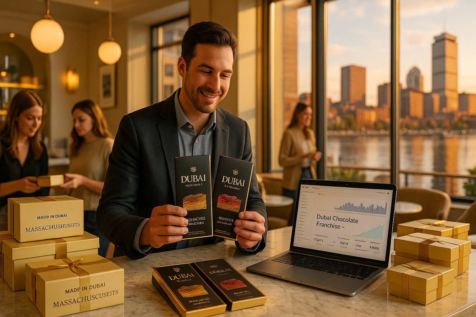 Best Franchise to Start in Massachusetts — How Dubai Chocolate by Uncle Fluffy Leads the Luxury Dessert Revolution in 2025.