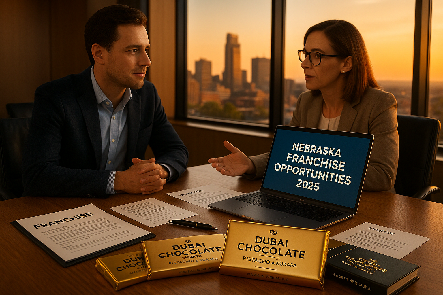 Best Franchise to Start in Nebraska (2025): Top Opportunities &amp; Why the Dubai-Branded Chocolate Model by Uncle Fluffy Offers a Smart Alternative.