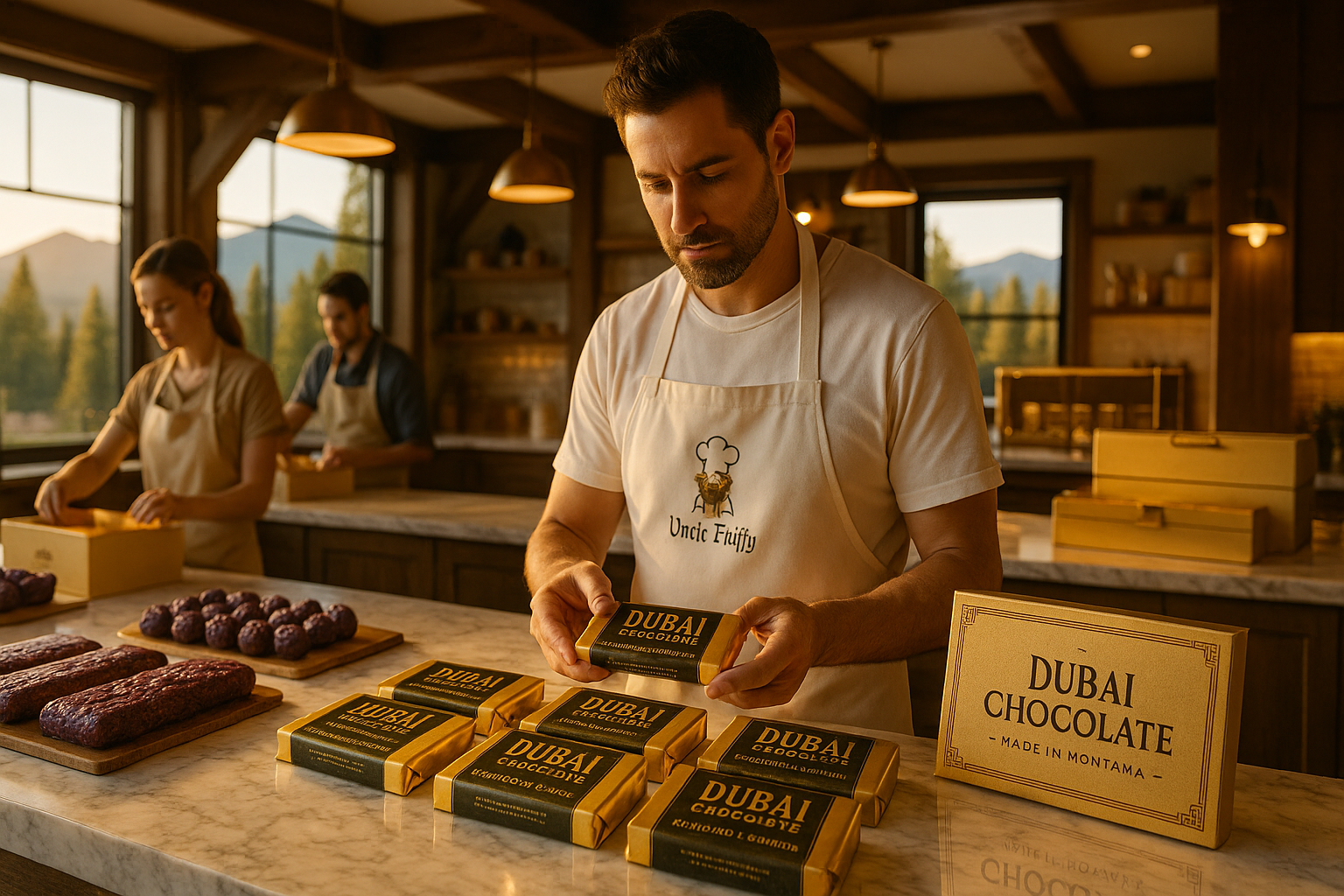 Chocolate Manufacturers in Montana (2025): Complete Guide to Local Producers, Market Trends, and How to Launch Your Own Luxury Dubai Chocolate Brand with Uncle Fluffy’s Dubai Chocolate Startup Package.