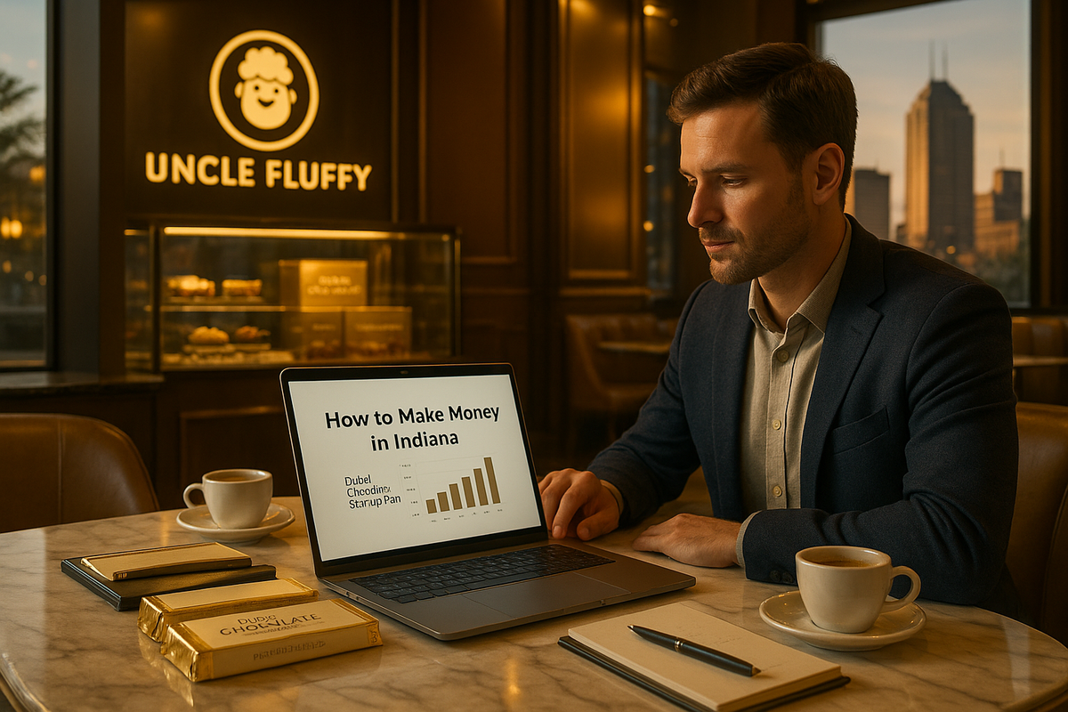 Full Guideline on How to Make Money in Indiana: Top Business Ideas, Local Opportunities, and How the Dubai Chocolate Startup Package by Uncle Fluffy Can Help You Build a Profitable Brand.