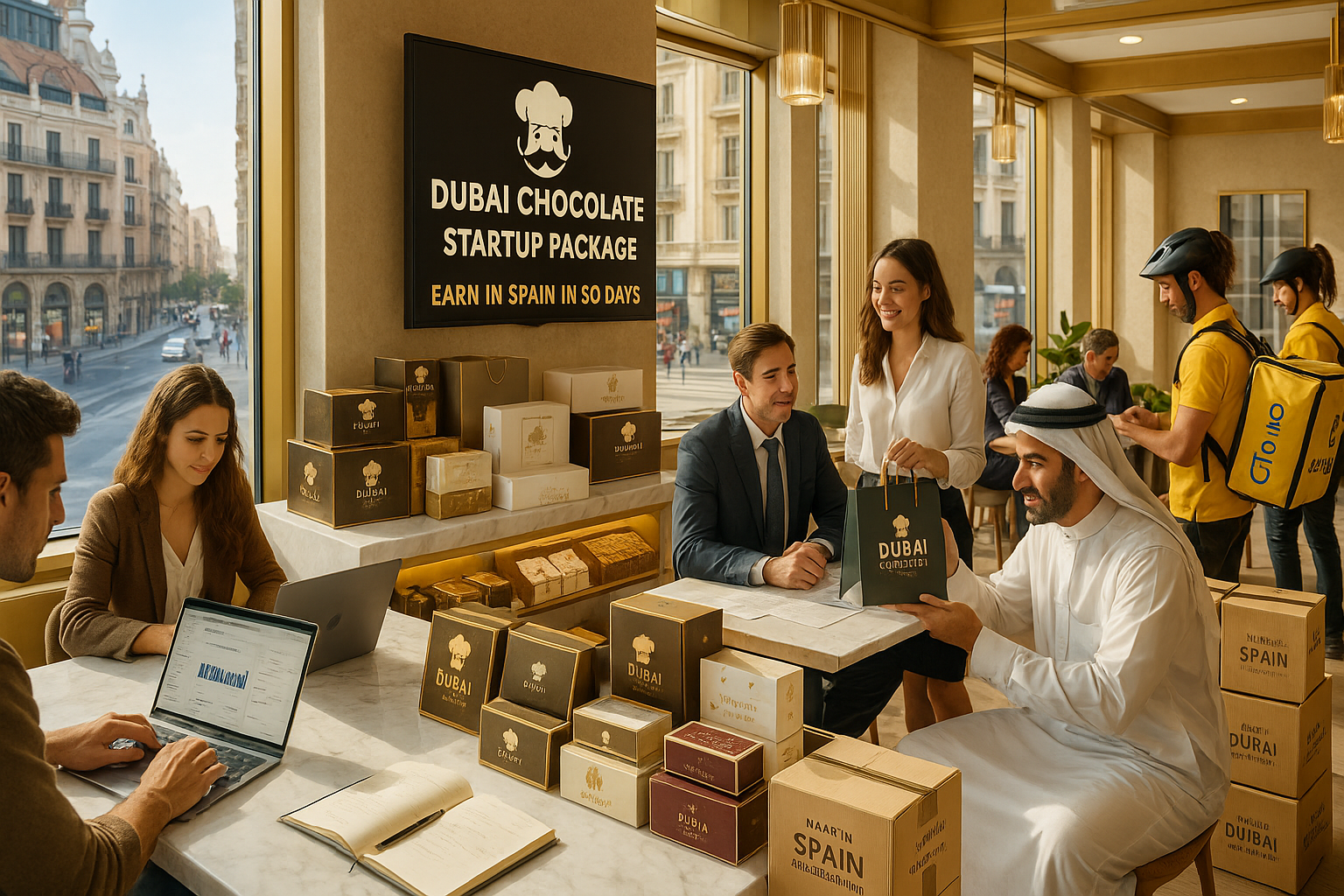 Full Guideline on How to Make Money in Spain: Jobs, Businesses, Investments, and Why the Dubai Chocolate Startup Package Is a Profitable Shortcut.