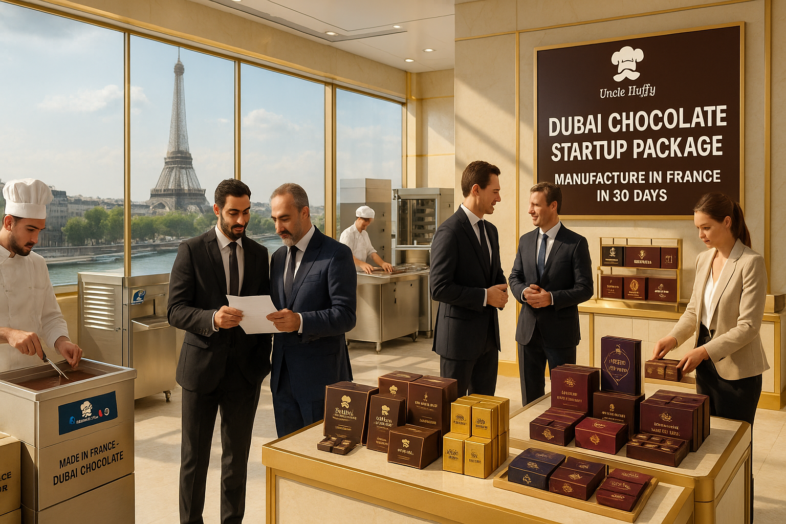 How to Manufacture Chocolate in France: Step-by-Step Process, Regulations, Costs, and Why the Dubai Chocolate Startup Package Simplifies Production