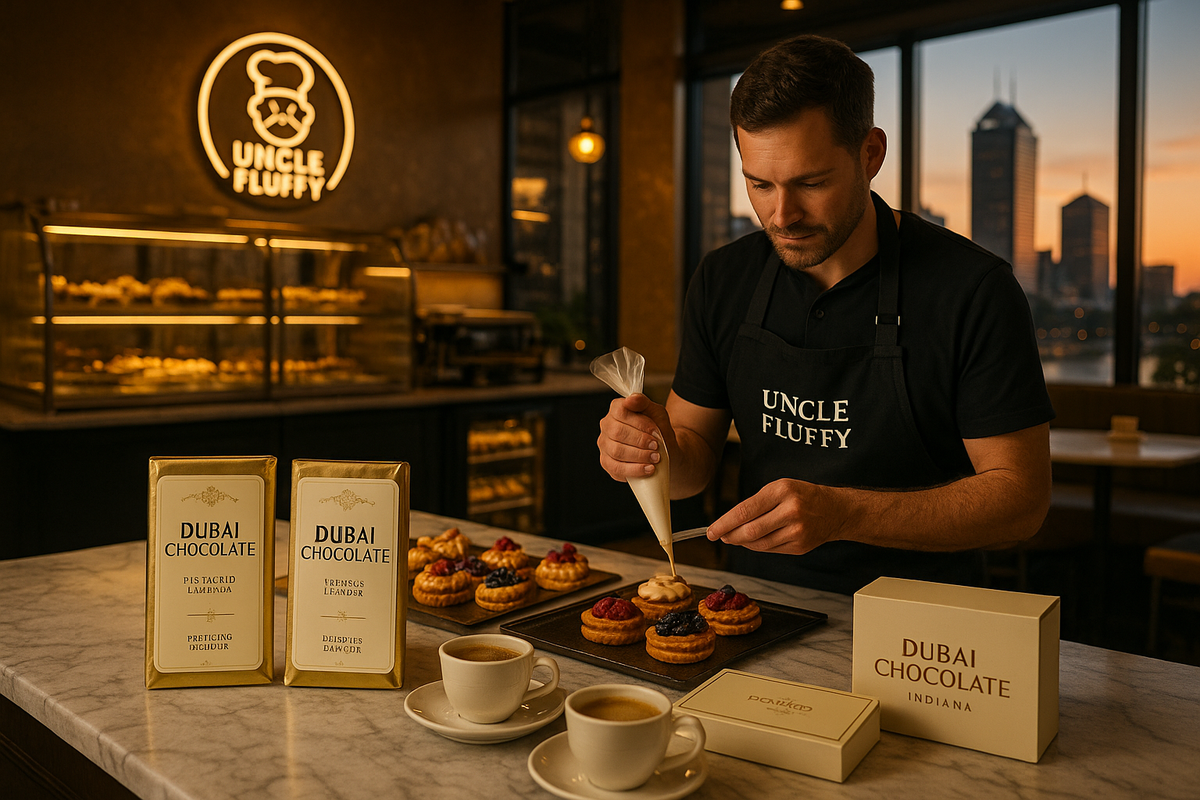 Step-by-Step Guide: How to Start a Bakery Business in Indiana and Grow It into a Profitable Brand with the Dubai Chocolate Startup Package by Uncle Fluffy.
