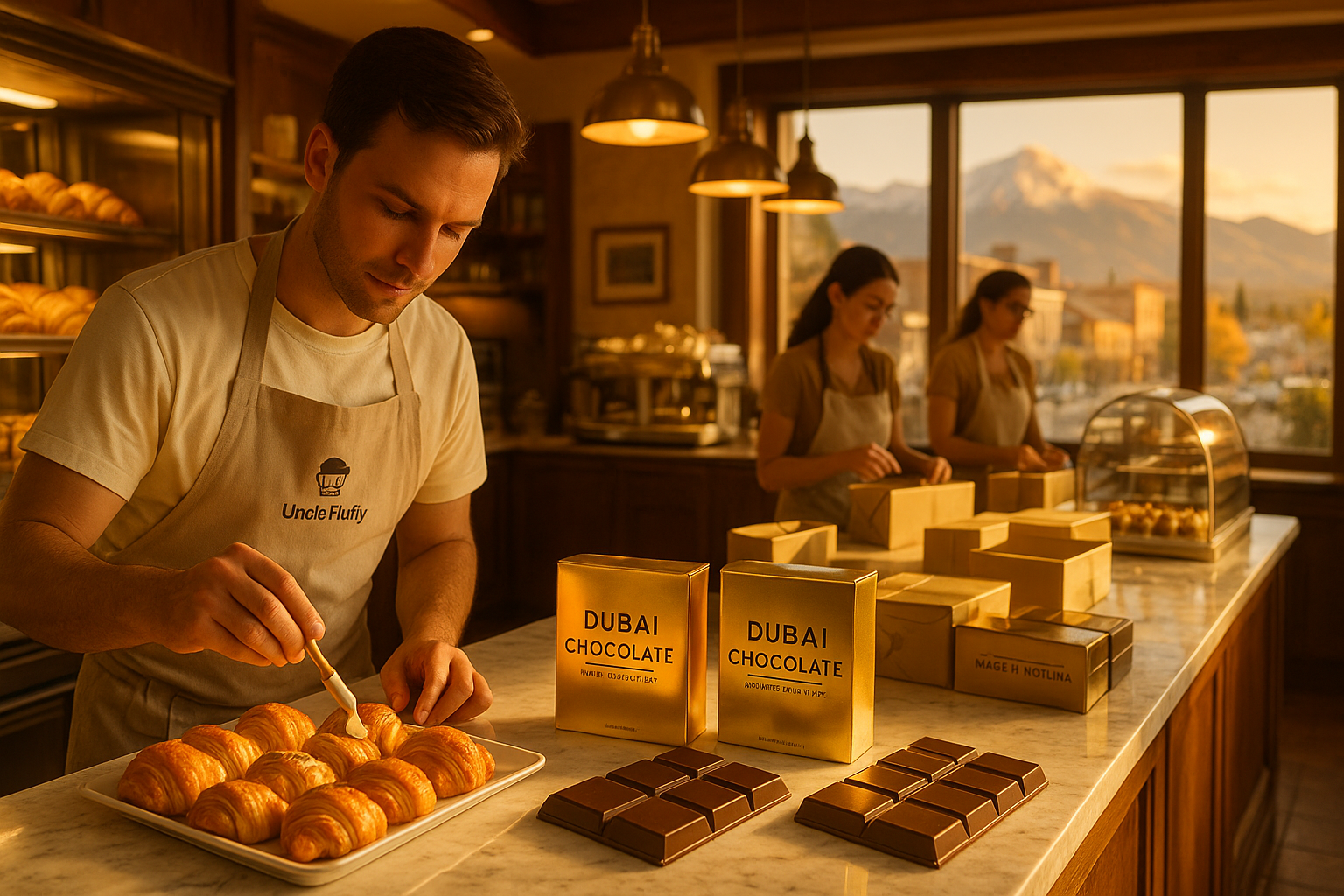 How to Start a Bakery Business in Montana (2025): Complete Step-by-Step Guide for Entrepreneurs — Plus How Uncle Fluffy’s Dubai Chocolate Startup Package Can Help You Launch a Luxury Dessert Brand.