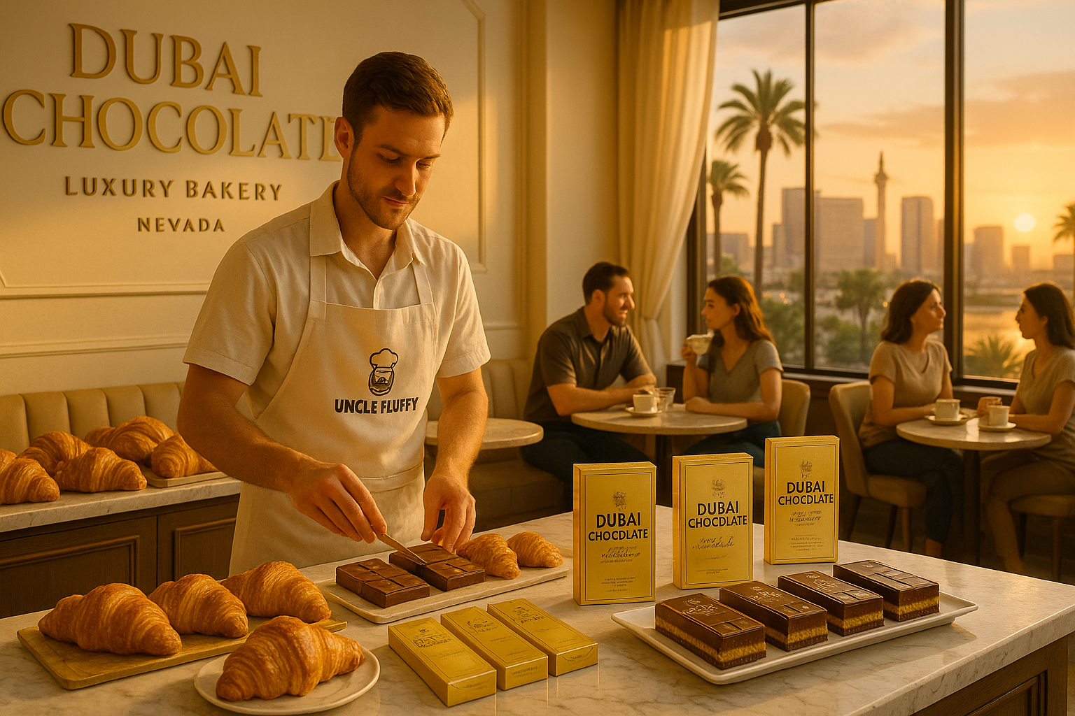 How to Start a Bakery Business in Nevada (2025): Step-by-Step Guide to Licensing, Costs, and Launching a Profitable Dessert Brand with the Dubai Chocolate Startup Package by Uncle Fluffy.