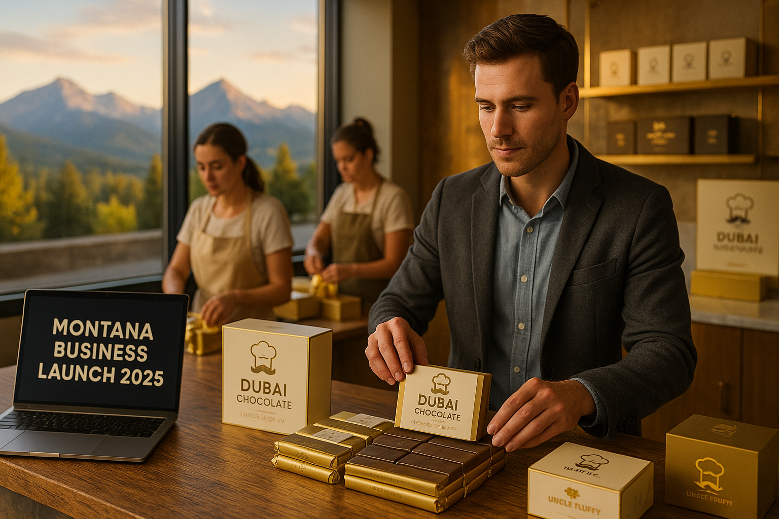 How to Start a Business in Montana (2025): Complete Step-by-Step Guide for Entrepreneurs and How the Dubai Chocolate Startup Package by Uncle Fluffy Helps You Launch a Profitable Brand.