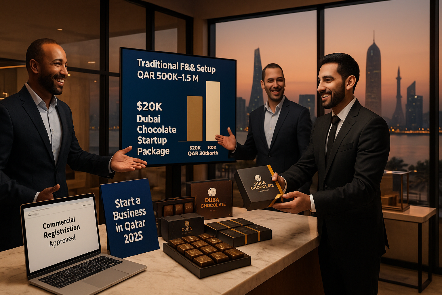 How to Start a Business in Qatar: Step-by-Step Guide, Costs, and a Shortcut with Dubai Chocolate Startup Package