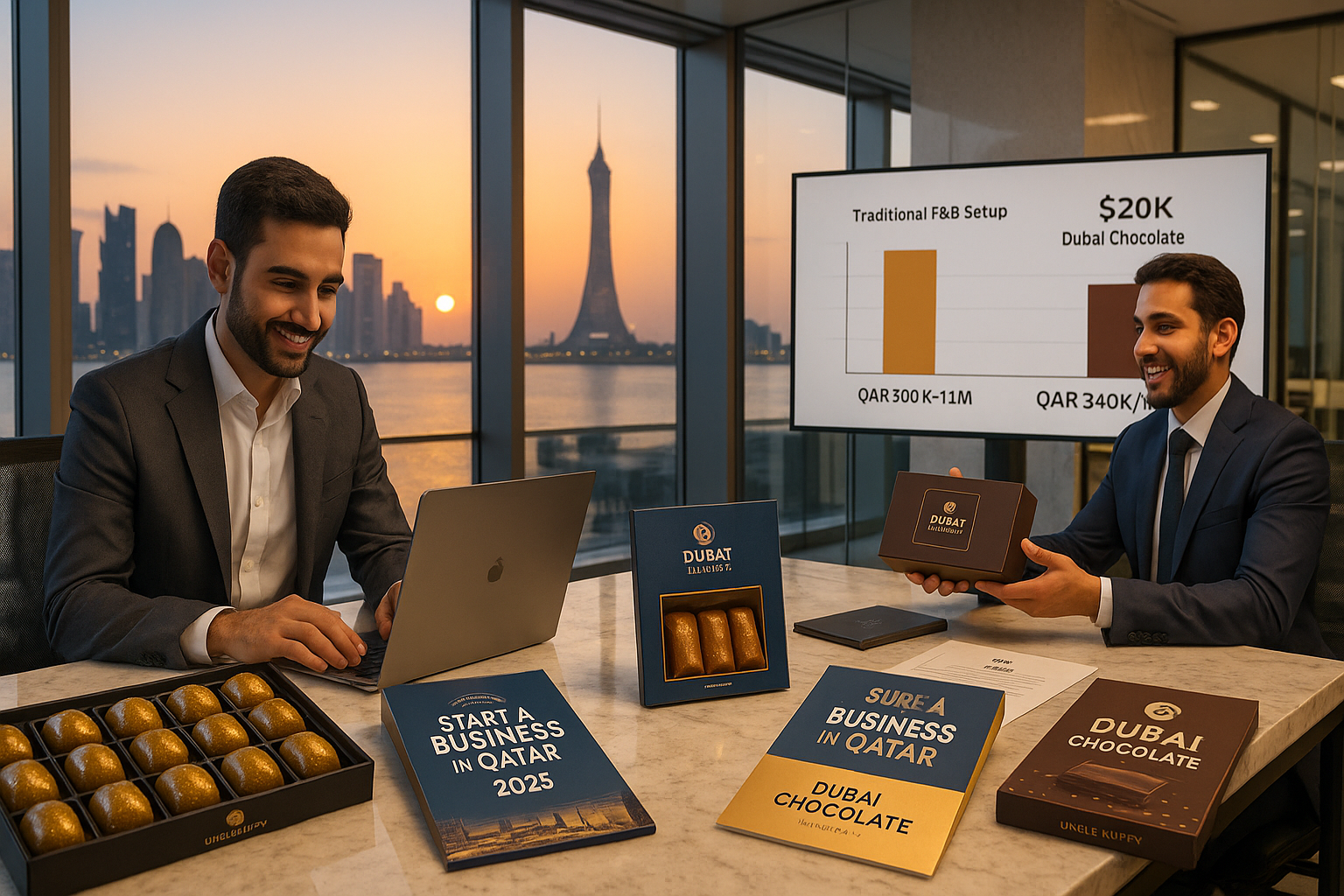 How to Start a Business in Qatar 2025: Step-by-Step Guide, Costs, Regulations &amp; a $20K Shortcut with Dubai Chocolate