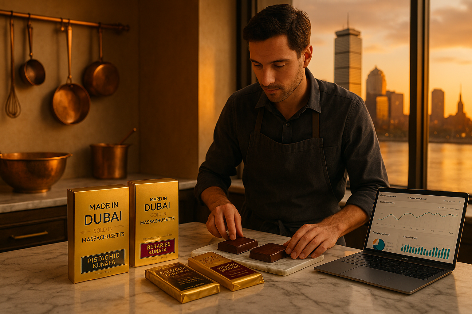 How to Start a Chocolate Business in Massachusetts — Step-by-Step Guide and Why Dubai Chocolate by Uncle Fluffy Is the Smartest Way to Launch a Luxury Dessert Brand.