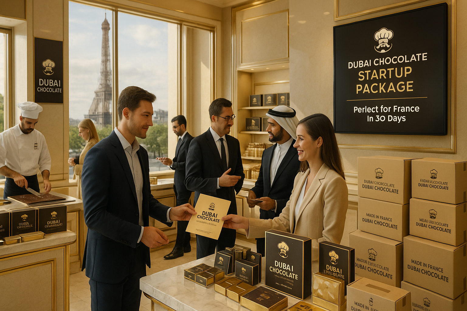 How to Start a Dubai Chocolate Business in France: Step-by-Step Guide, Costs, and How the Dubai Chocolate Startup Package Gets You Started in 30 Days