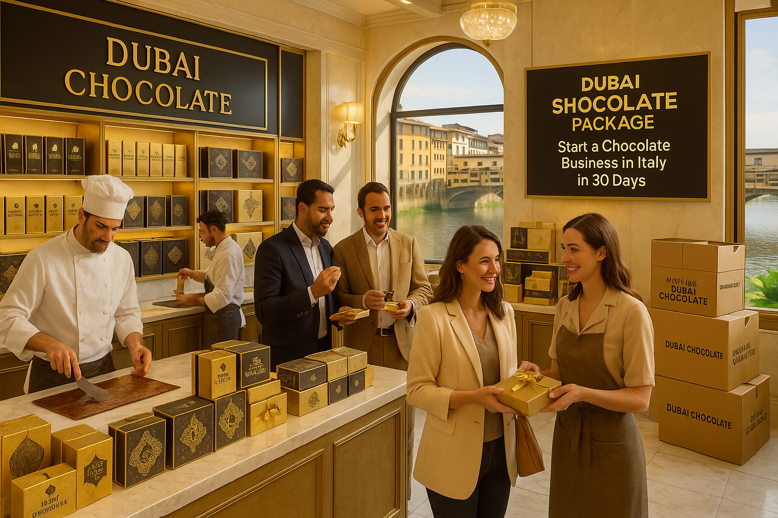 How to Start a Dubai Chocolate Business in Italy: Step-by-Step Guide, Costs, and How the Dubai Chocolate Startup Package Gets You Started in 30 Days
