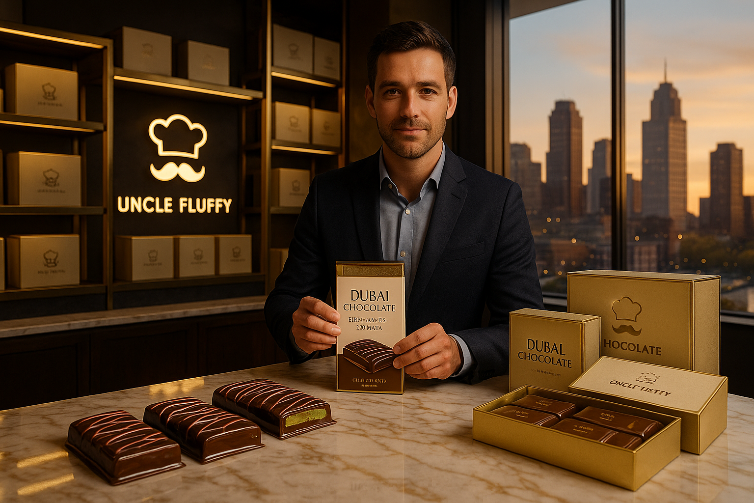 How to Start a Dubai Chocolate Business in Michigan: Step-by-Step Guide to Launching a Profitable Luxury Dessert Brand with Uncle Fluffy’s Dubai Chocolate Startup Package.