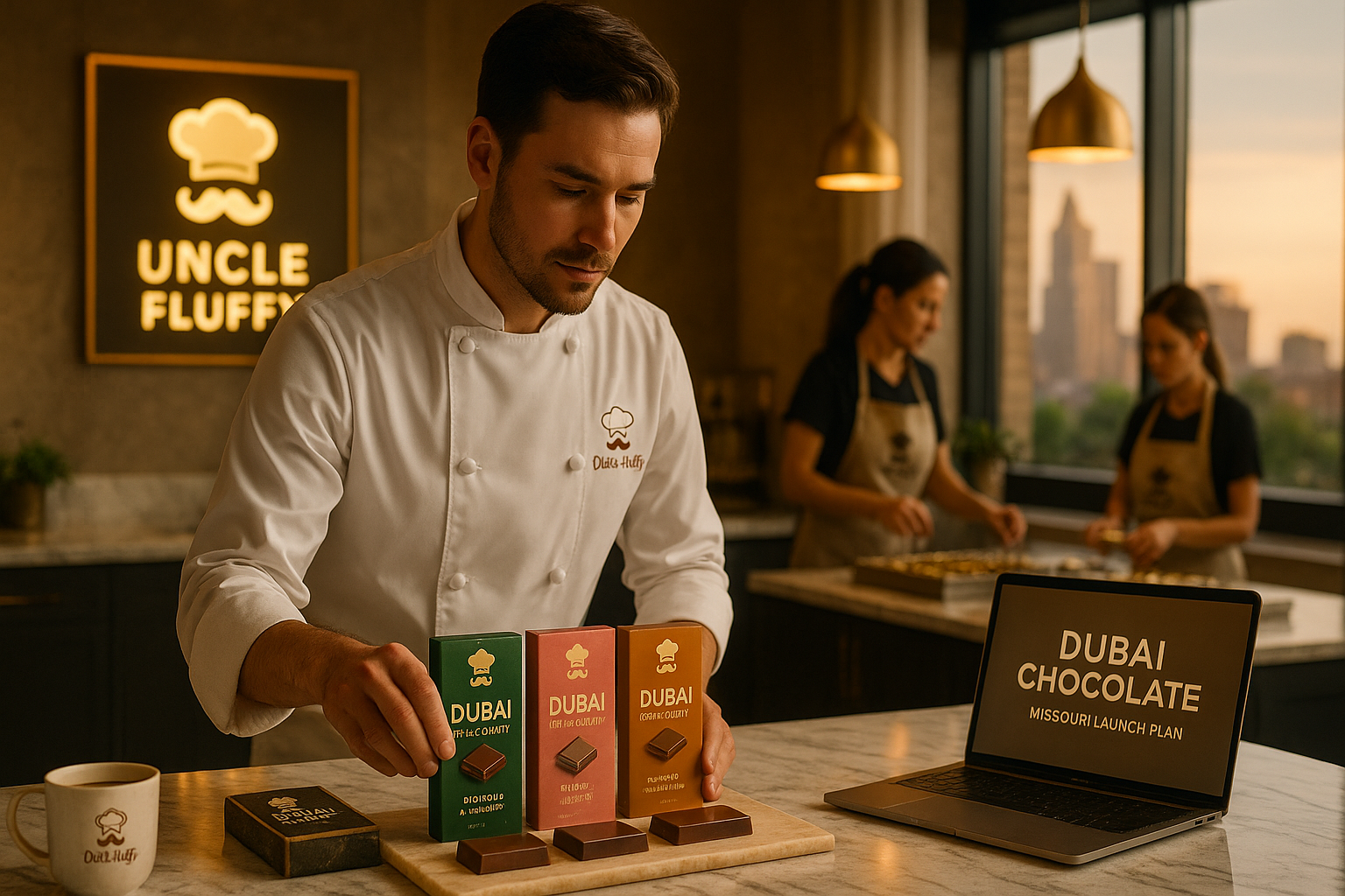 How to Start a Dubai Chocolate Business in Missouri (2025): Step-by-Step Guide to Launching Your Own Premium Dessert Brand with Uncle Fluffy’s Dubai Chocolate Startup Package.