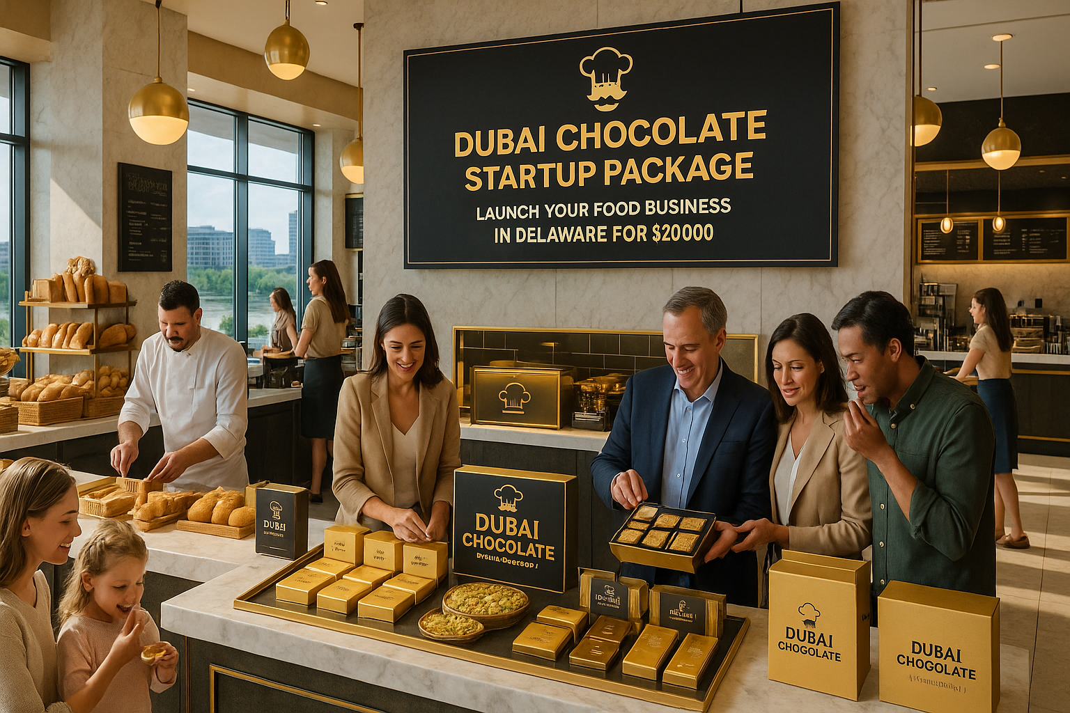 How to Start a Food Business in Delaware: Step-by-Step Guide, Regulations, Costs, and How the Dubai Chocolate Startup Package Offers a Faster Path.