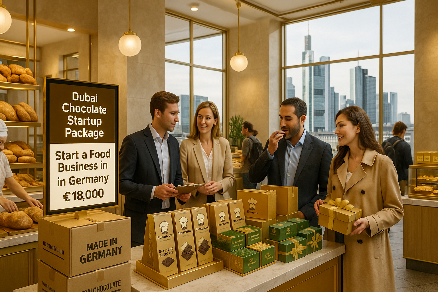 How to Start a Food Business in Germany: Step-by-Step Process, Costs, Regulations, and How the Dubai Chocolate Startup Package Offers a Fast-Track Entry.