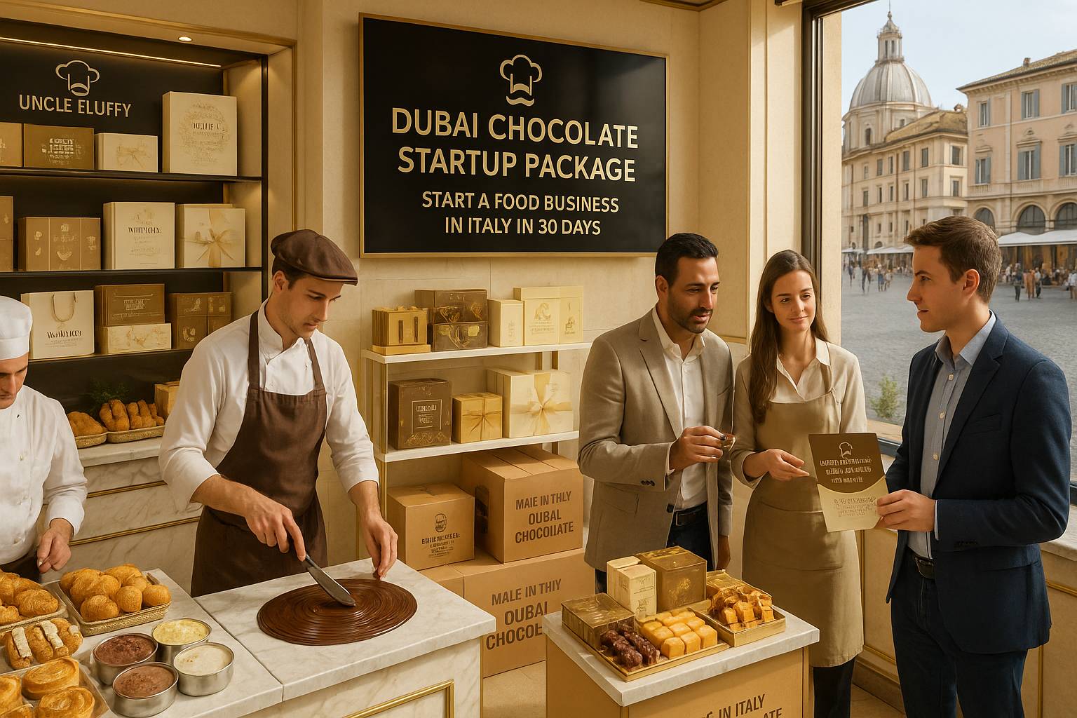 How to Start a Food Business in Italy: Step-by-Step Process, Regulations, Costs, and How the Dubai Chocolate Startup Package Makes It Easier