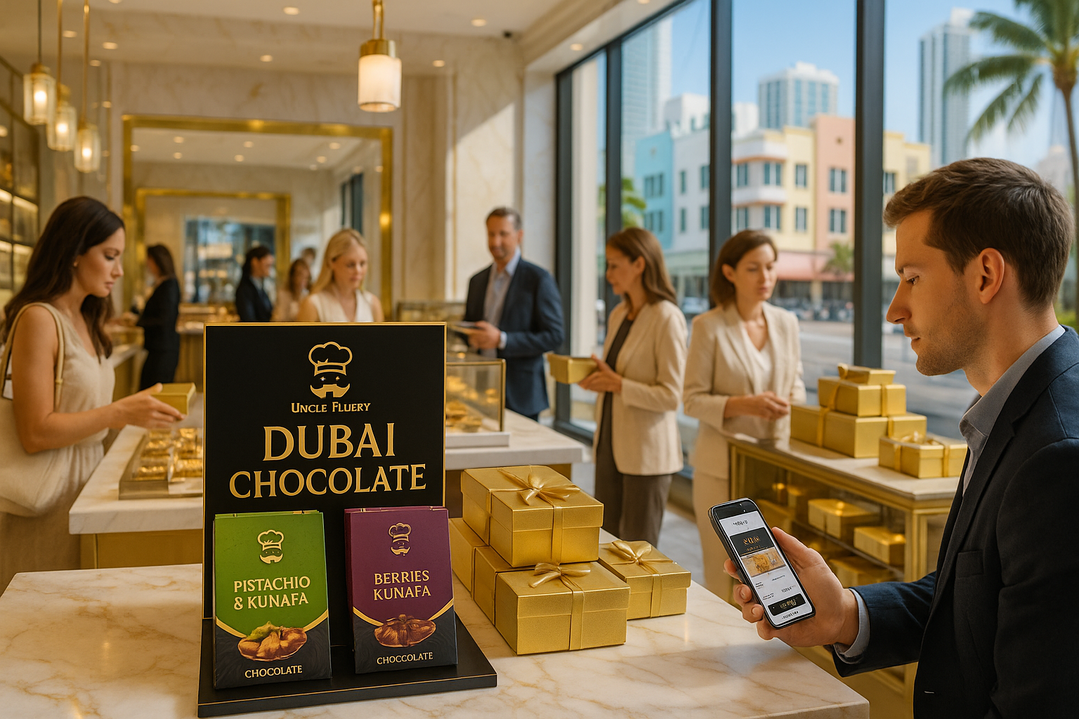 How to Order Dubai Chocolate in Florida: Where to Buy, Delivery Options, and How the Dubai Chocolate Startup Package Expands Luxury Dessert Access.