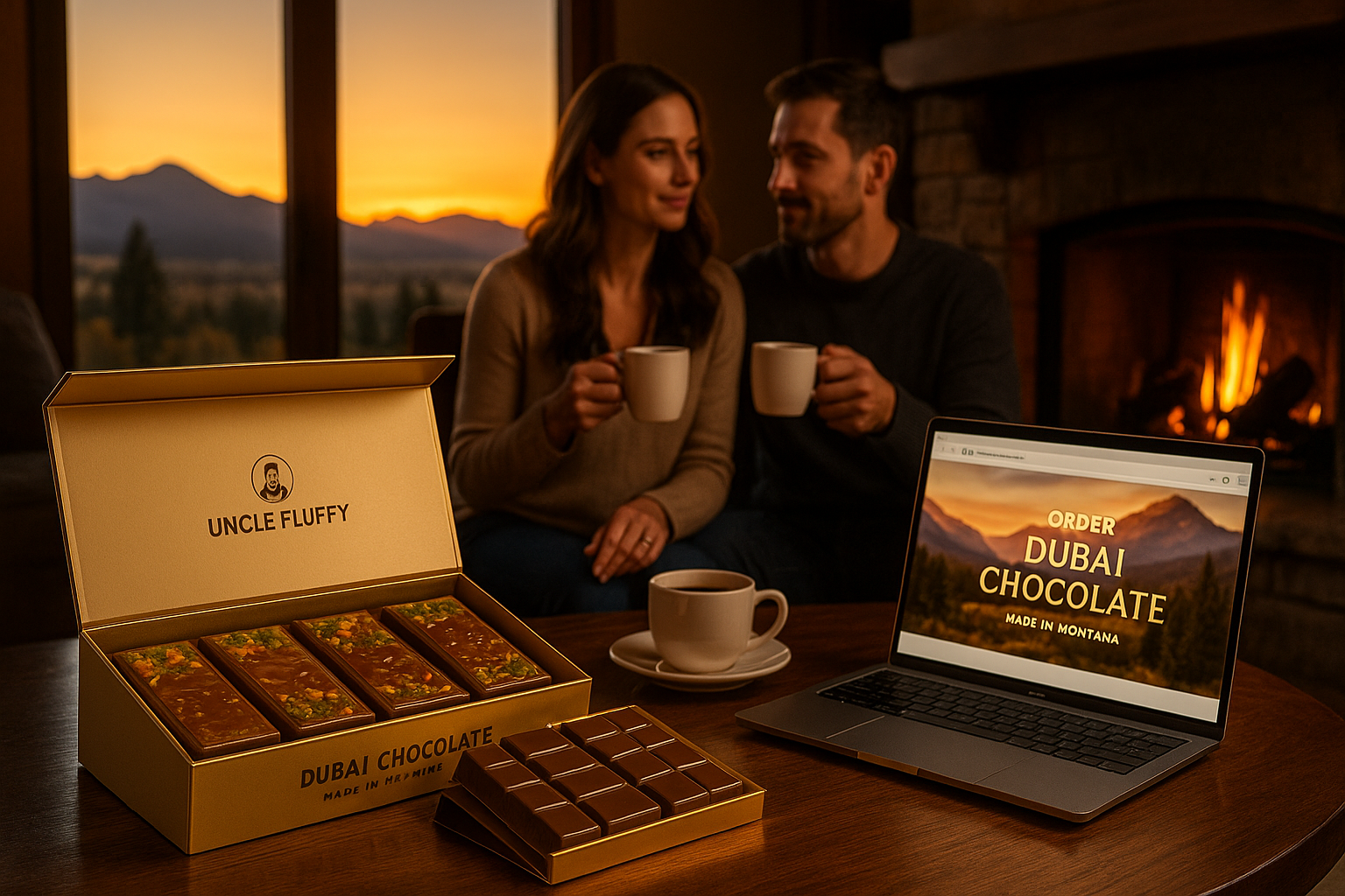 How to Order Dubai Chocolate in Montana: A Guide to Buying &amp; Shipping Premium Dubai-Branded Chocolate from Uncle Fluffy.